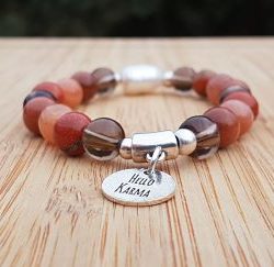 Bracelet jaspe rouge | Pierre naturelle - Lithothérapie