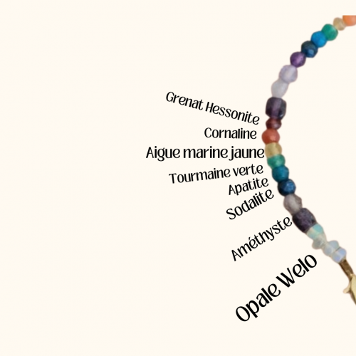 bracelet pierres naturelles 7 chakras