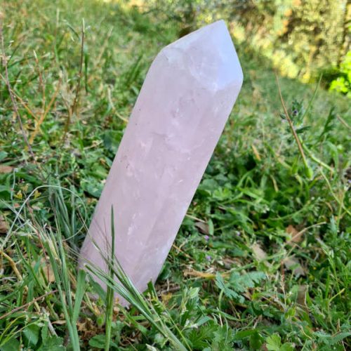 obélisque quartz rose
